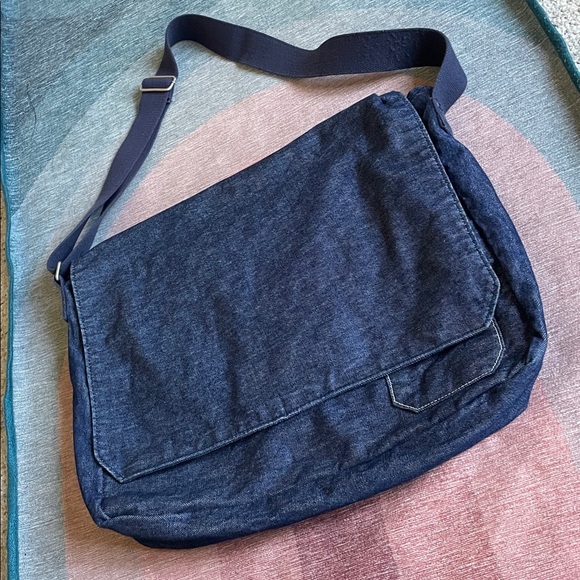 Gap Vintage Denim Lap Top Messenger Bag - Picture 2 of 8